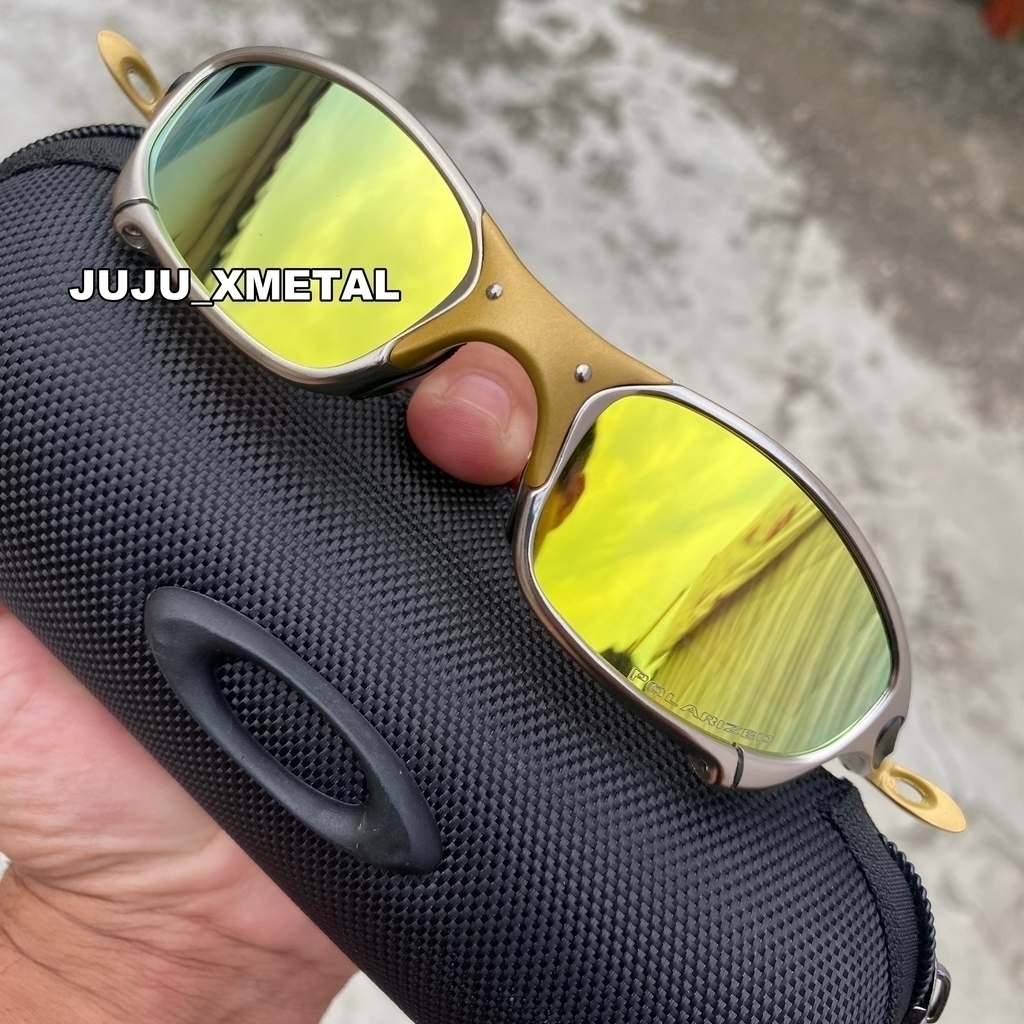 Oculos Oakley Julliet 24k Xmetal Dourada Mandrake