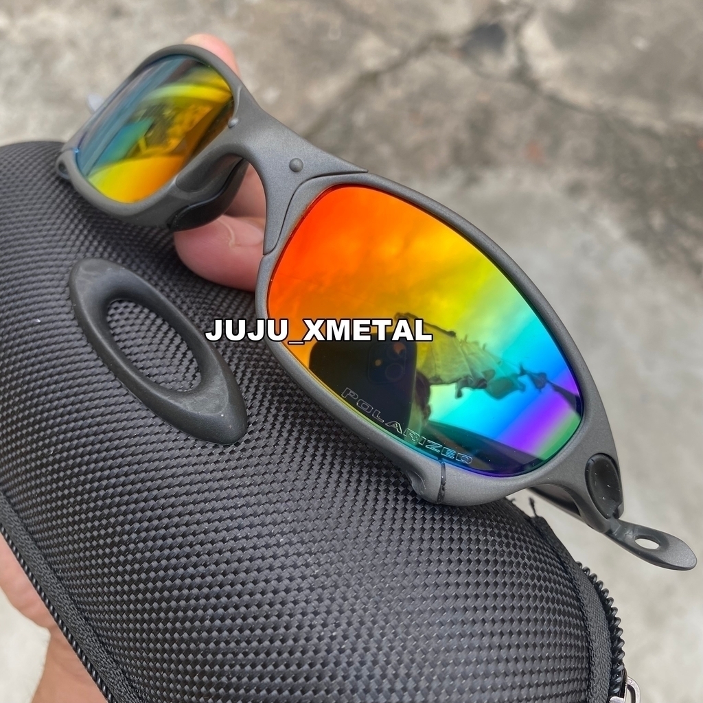 Juliet X-metal - lente arco íris - kit preto - grifes7