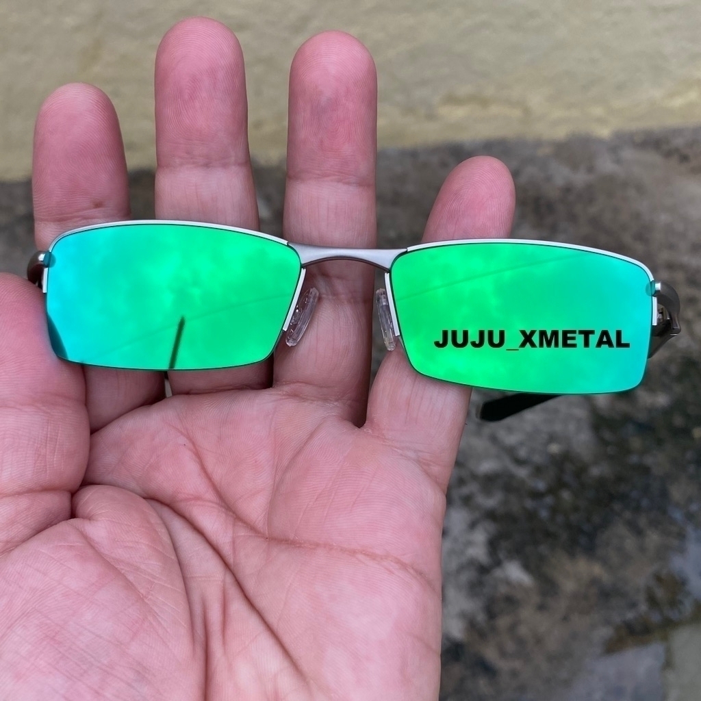 Óculos Juliet, Lente Colorida, Proteção UV Espelhada, Lupa Mandrak,  Original