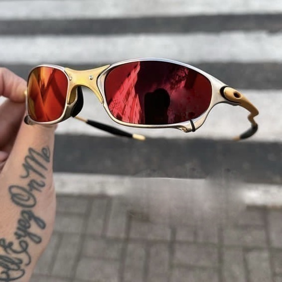 Óculos de sol Juliet Masculino 24k - pinado e polarizado