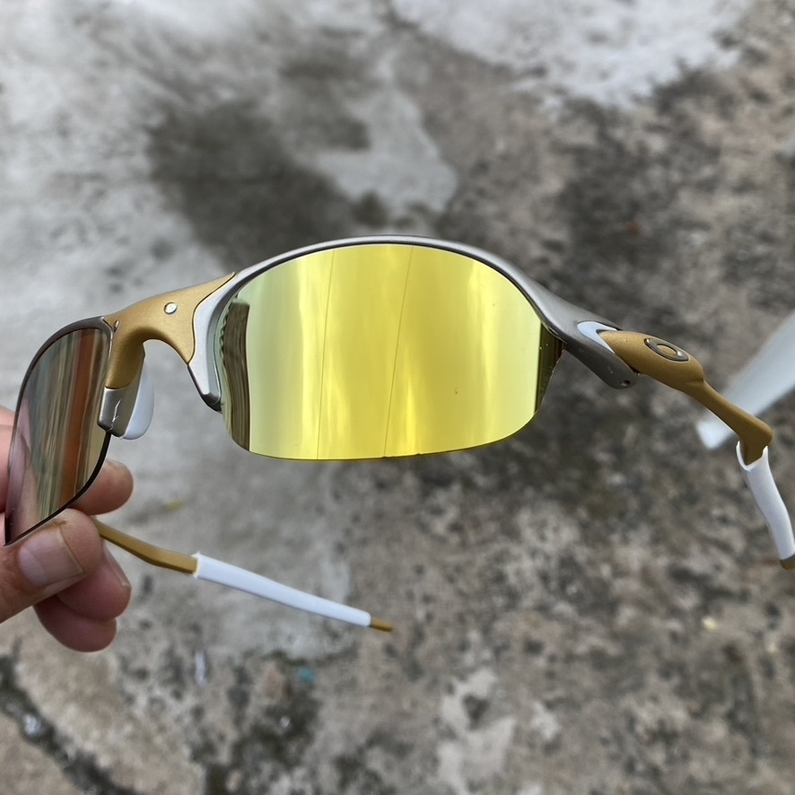 Oculos Oakley Romeo 2 Juliet 24 K Xmetal Dourada Mandrake em