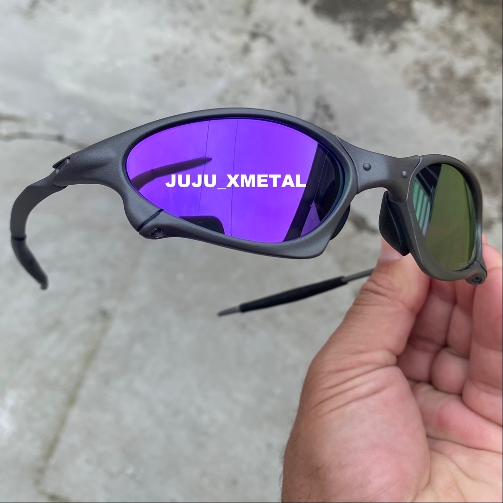 Óculos de Sol Juliet X Metal Lente Roxa