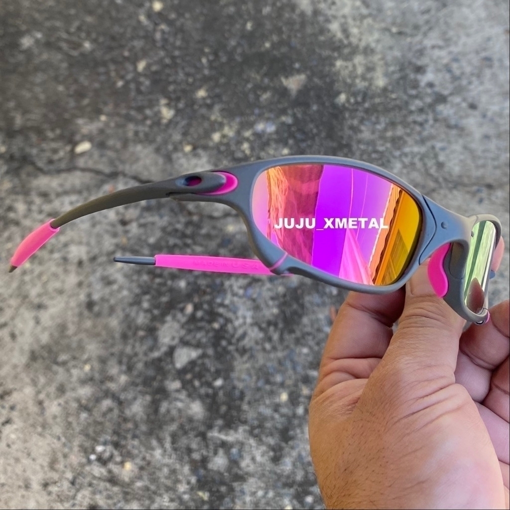 Óculos Juliet X-Metal Oakley Pink (Rosa), Premium Pinada! Link de