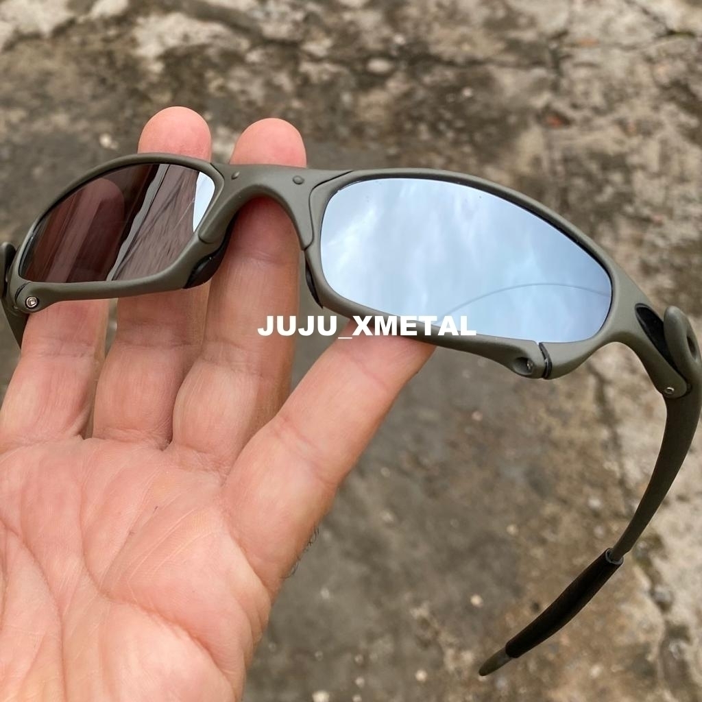 Óculos de Sol Oakley Juliet (Prata Lente Azul) DOUB