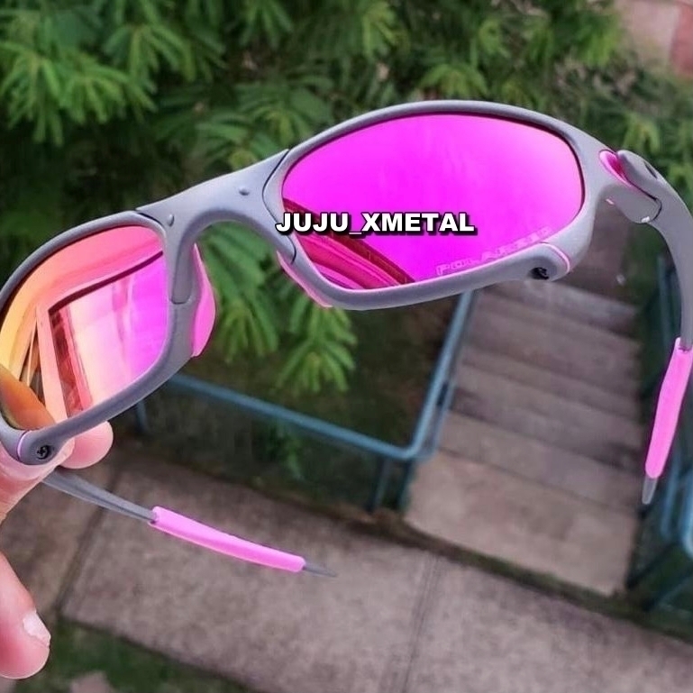 Óculos de Sol Juliet X-Metal Lentes Rosa Metal Polarizadas