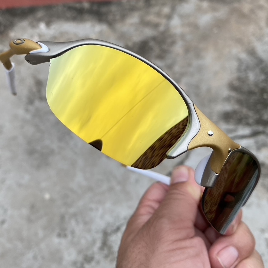 Oculos Oakley Romeo 2 Juliet 24 K Xmetal Dourada Mandrake no Shoptime