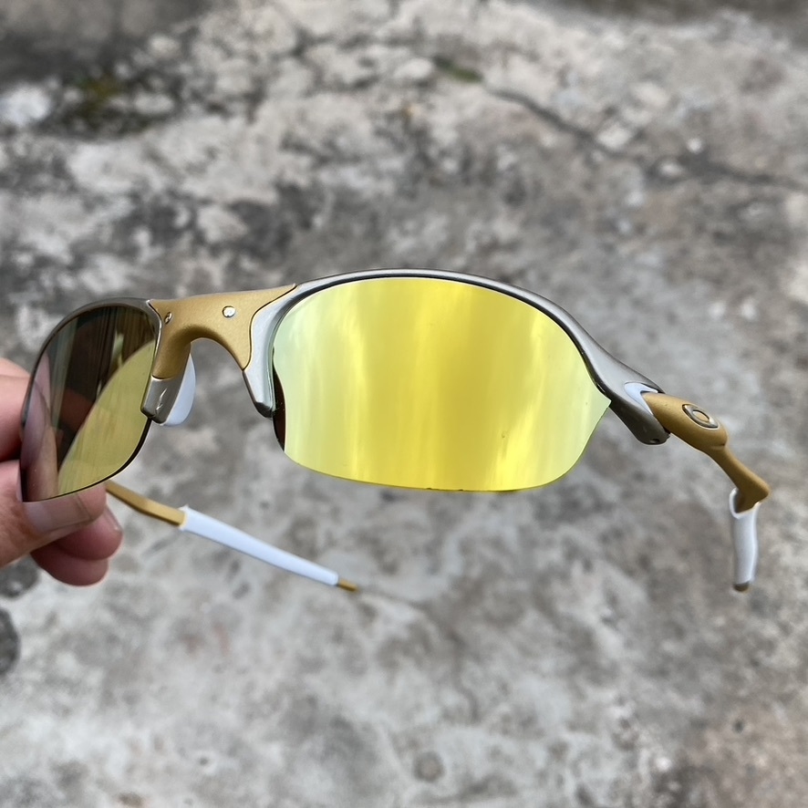 Oculos Oakley Romeo 2 Juliet 24 K Xmetal Dourada Mandrake
