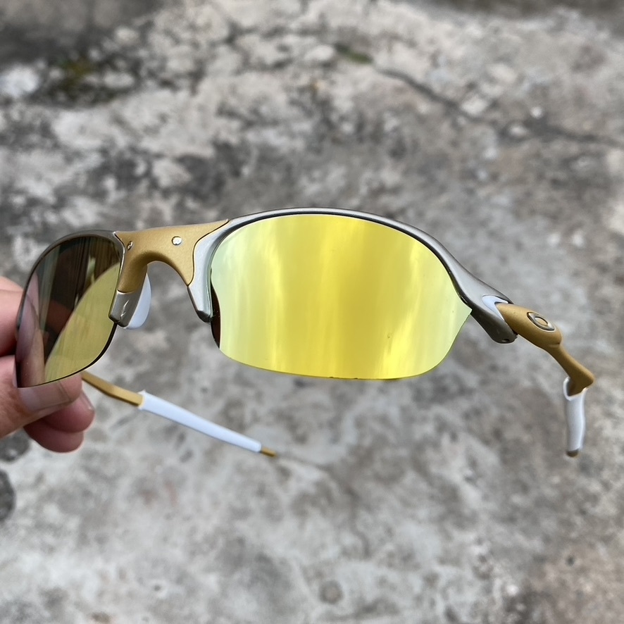 Oculos Oakley Romeo 2 Juliet 24 K Xmetal Dourada Mandrake em