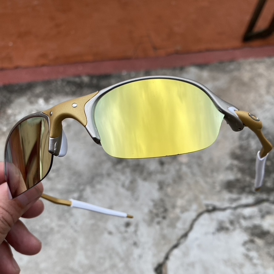 Óculos de Sol Oakley Juliet X Metal Lente Prizm Borrachinha Rosa