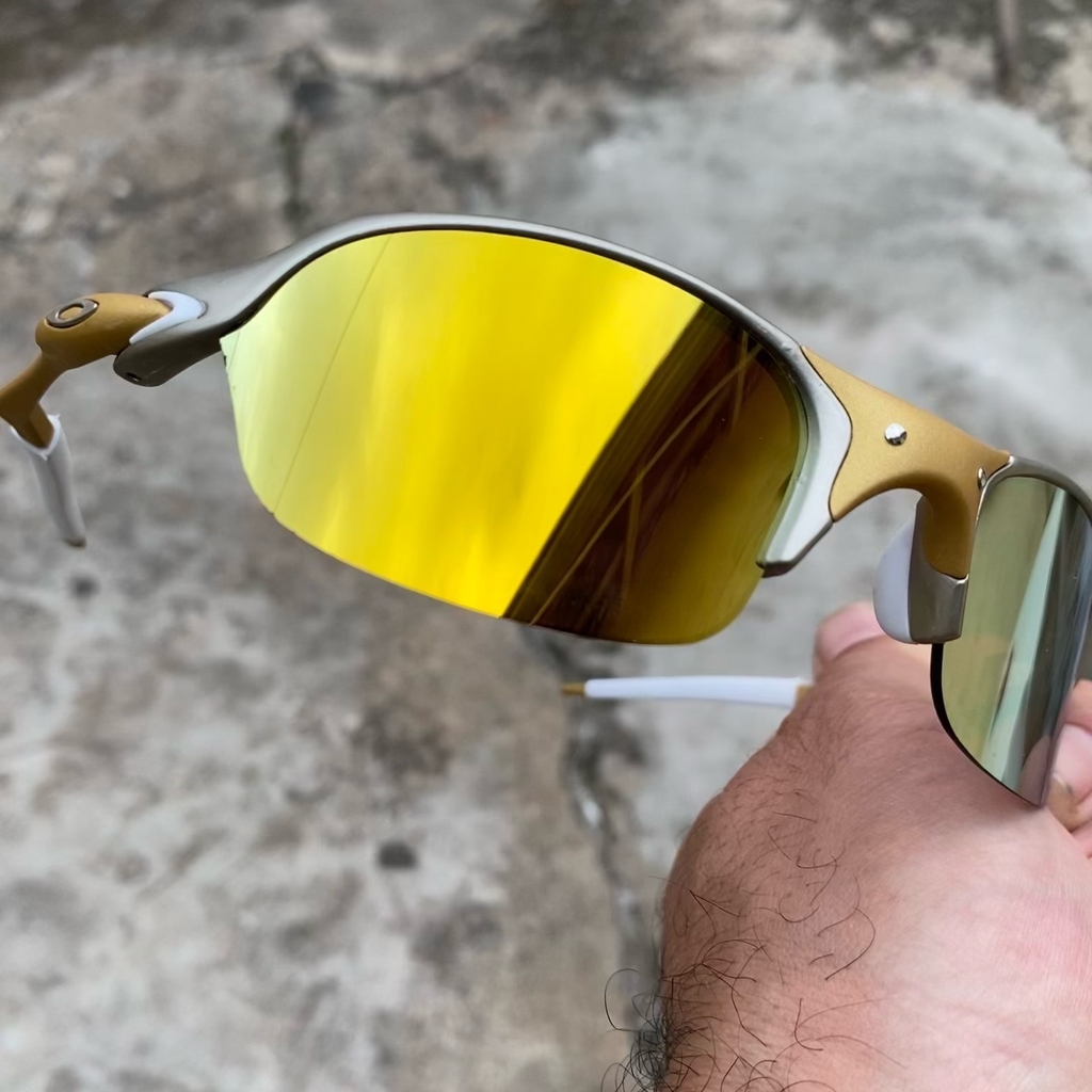 Oculos Oakley Romeo 2 Juliet 24 K Xmetal Dourada Mandrake no Shoptime