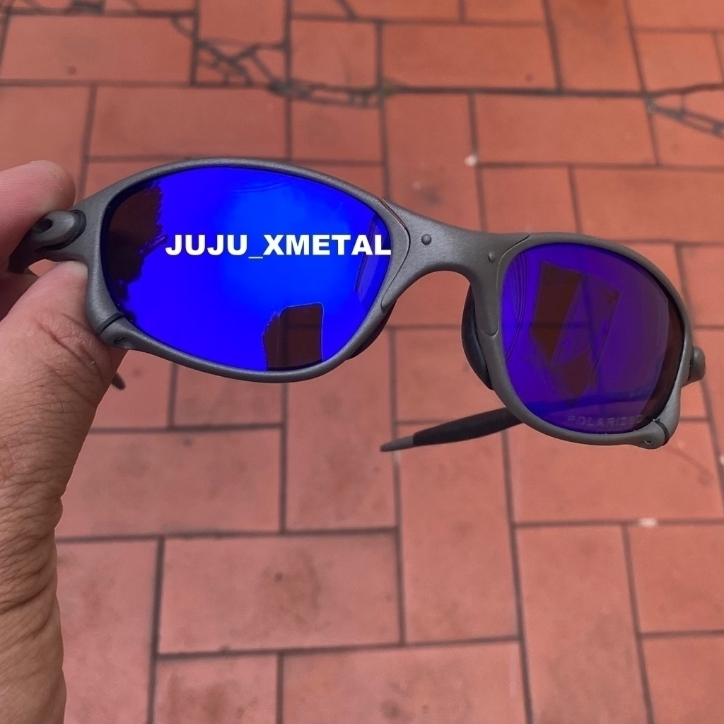 Óculos da Oakley Double X Lente Azul e Rosa