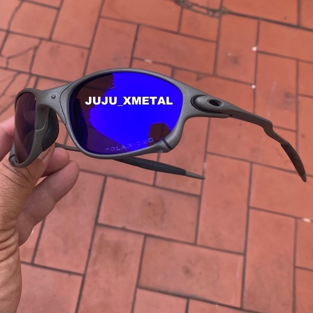 Oculos oakley juliet squared xmetal ice thug doble x vermelha