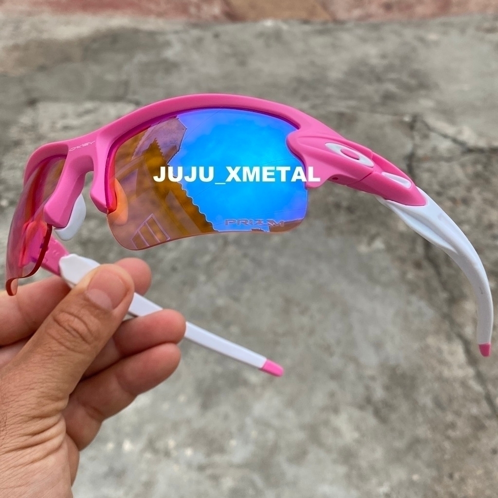 oculos lupa Oakley original flak jacket 2.0 prizm Juliet mandrak 24k penny  01