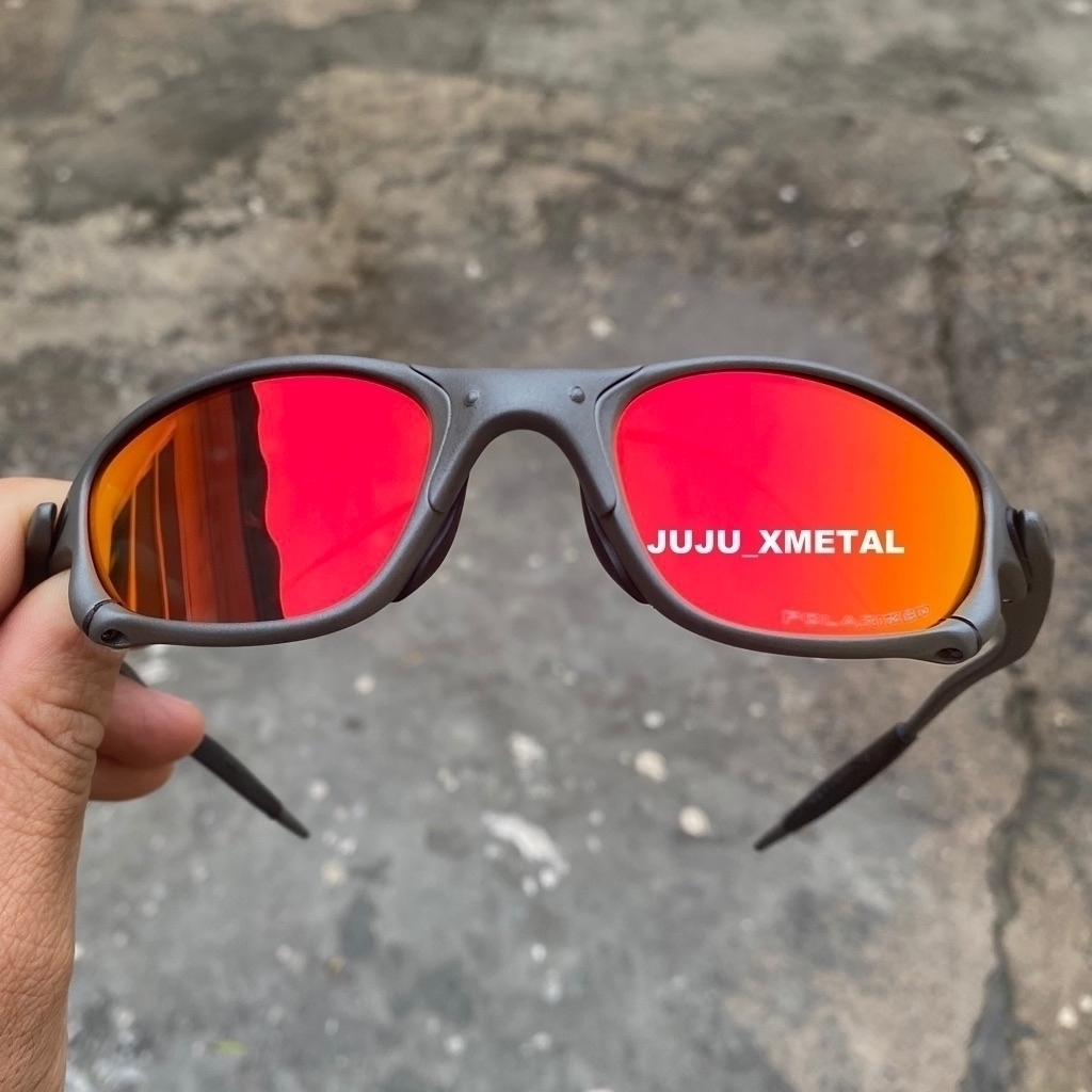 Oculos Oakley Juliet Squared xmetal vermelha doble x - Faz a Boa!