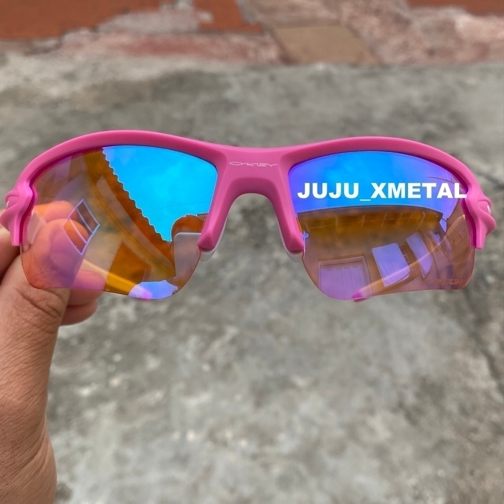 Óculos De Sol Feminino Estilo Juliet/Flak Rosa