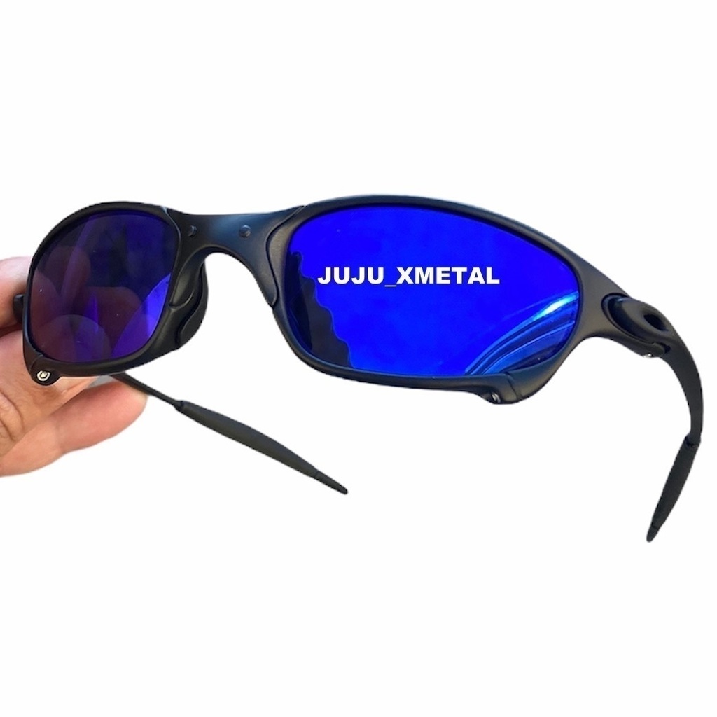Óculos De Sol Juliet Carbon Lente Azul Ice Thug