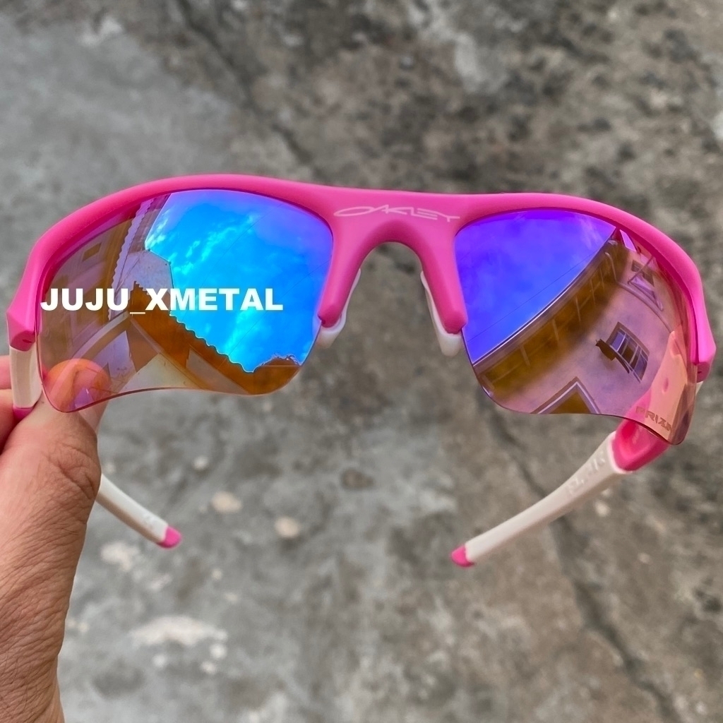 oculos de sol Flack 2.0 lente prismz Juliet rosa pink +brinde