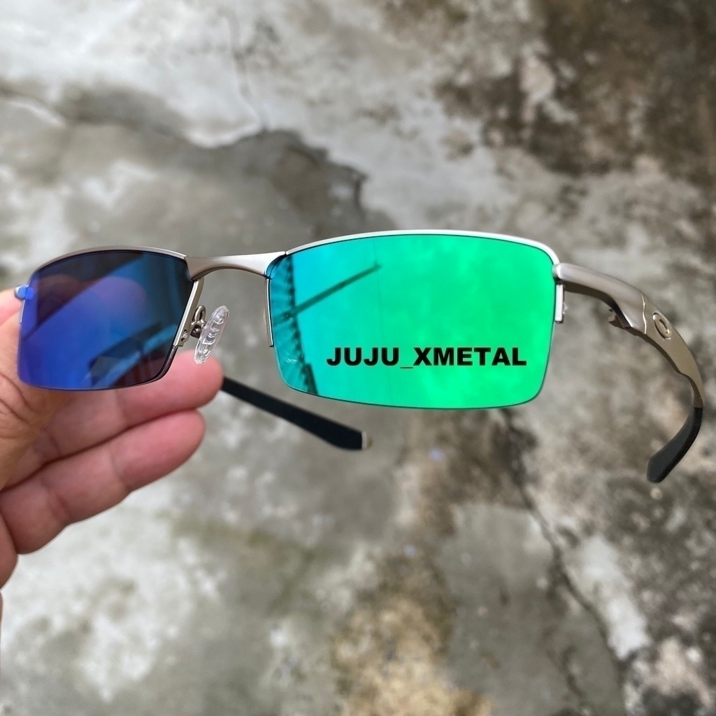 Óculos Juliet, Lente Colorida, Proteção UV Espelhada, Lupa Mandrak,  Original