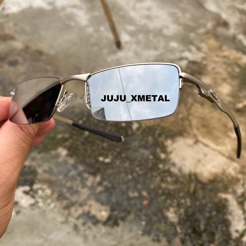 Óculos De Sol Juliet Lupa Do Vilão Mandrake Armação Prata