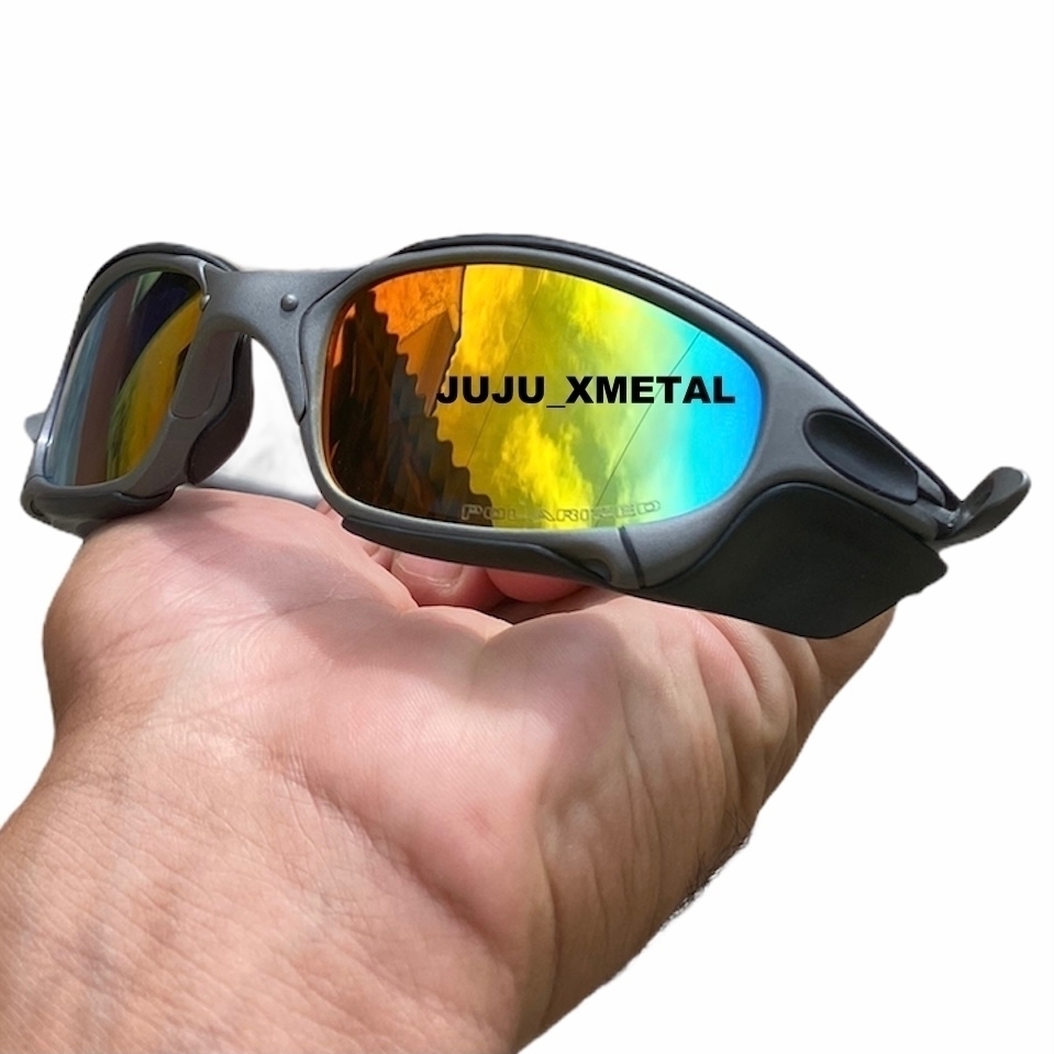 Oculos de sol Oakley Juliet xmetal arco iris lentes polarizadas