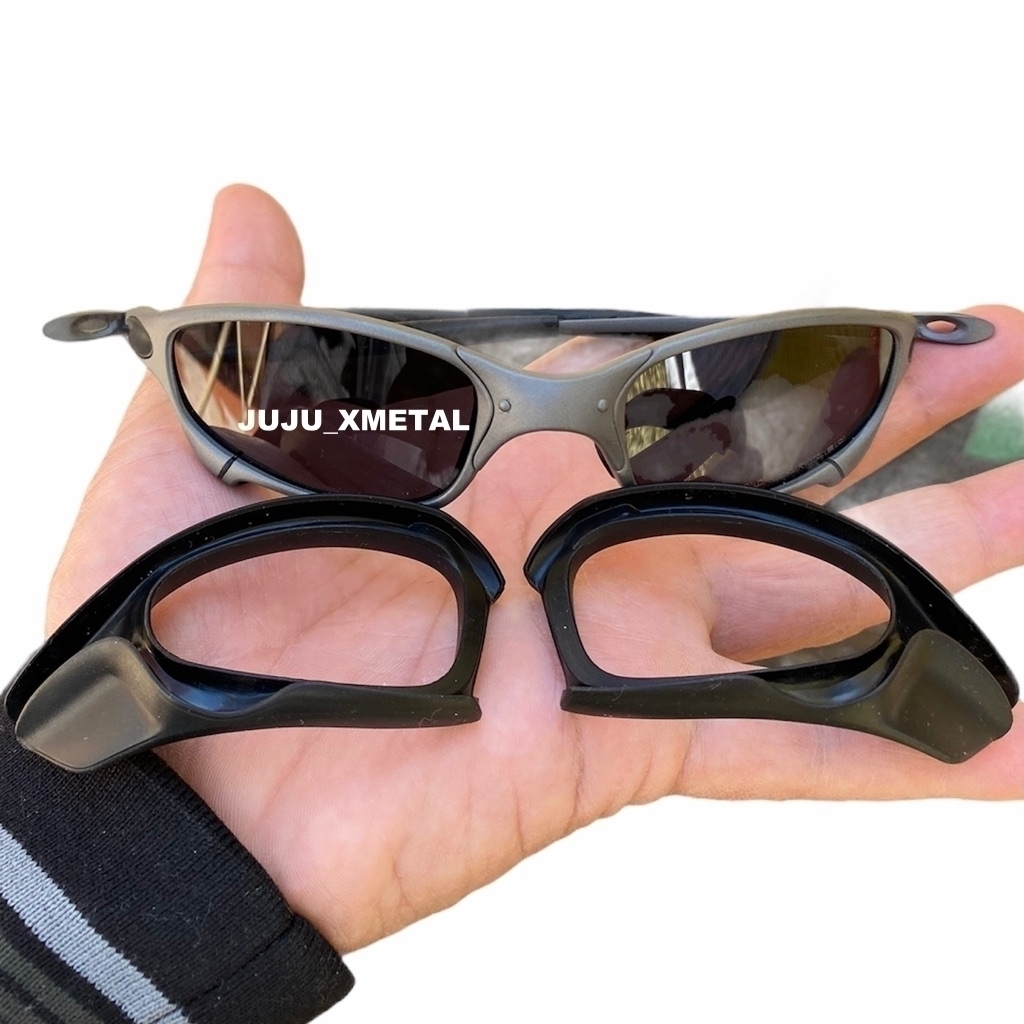 Óculos de Sol Juliet X Metal Lente Preta