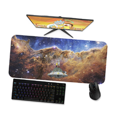 Mouse pad gamer Rick e Morty - OP7 90x40 80x40 60x40 70x30