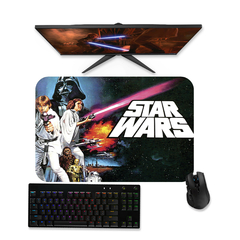 Mouse pad gamer Star Wars Clássico 1 - Mousepad 90x40 80x40 60x40 70x30 na internet