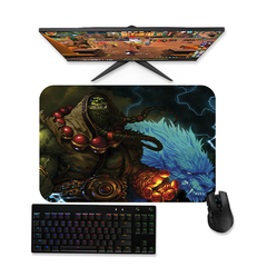 Mouse pad gamer Wow Orc Xamã 1 - Mousepad World of warcraft 90x40 80x40 60x40 70x30 na internet