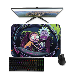 Mouse pad gamer Rick e Morty - OP9 90x40 80x40 60x40 70x30 - RAIKG Store