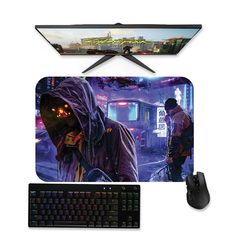 Mouse pad gamer Cyberpunk Cenário 4 - Mousepad 90x40 80x40 60x40 70x30 na internet