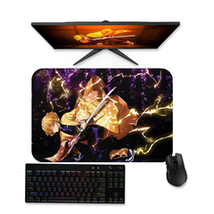 Mouse pad gamer Demon Slayer Kimetsu no Yaiba - Zenitsu 3 - Mousepad 90x40 80x40 60x40 70x30 na internet