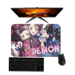 Mouse pad gamer Demon Slayer Kimetsu no Yaiba Inosuke Nezuko e Tanjiro 1 - Mousepad 90x40 80x40 60x40 70x30 na internet