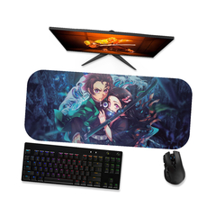 Mouse pad gamer Demon Slayer Kimetsu no Yaiba Inosuke Nezuko e Tanjiro 3 - Mousepad 90x40 80x40 60x40 70x30 - RAIKG Store