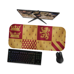 Mouse pad gamer Harry Potter Gryffindor Grifinória 2 - Mousepad 90x40 80x40 60x40 70x30 - RAIKG Store