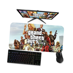 Mouse pad gamer GTA V Cenário 5 - Mousepad GTA 5 90x40 80x40 60x40 70x30 - loja online