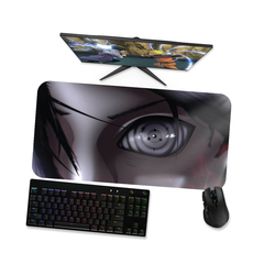 Mouse pad gamer Naruto - Sasuke Uchiha Rinnegan 1 - Mousepad 90x40 80x40 60x40 70x30 - loja online