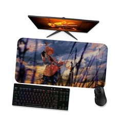 Mouse pad gamer Demon Slayer Kimetsu no Yaiba - Zenitsu 4 - Mousepad 90x40 80x40 60x40 70x30 - loja online