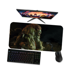 Mouse pad gamer Street Fighter Blanka 1 - Mousepad SF 90x40 80x40 60x40 70x30 - loja online