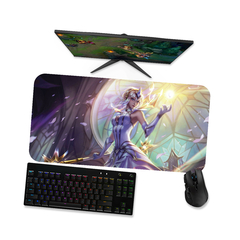 Mouse pad gamer Lol Skin Lux Elementalista 1 - Mousepad League of legends 90x40 80x40 60x40 70x30 - loja online