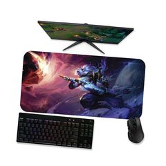 Mouse pad gamer Lol Skin Yasuo Cósmico 1 - Mousepad League of legends 90x40 80x40 60x40 70x30 - loja online