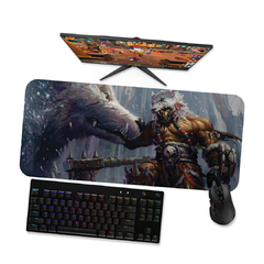 Mouse pad gamer Wow Orc 1 - Mousepad World of warcraft 90x40 80x40 60x40 70x30