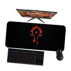 Mouse pad gamer Wow Horda Brasão 1 - Mousepad World of warcraft 90x40 80x40 60x40 70x30