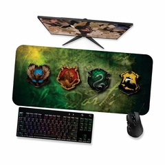 Mouse pad gamer Harry Potter Casas 2 - Mousepad 90x40 80x40 60x40 70x30