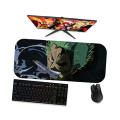 Mouse pad gamer One piece Zoro 2 - Mousepad onepiece 90x40 80x40 60x40 70x30 - RAIKG Store