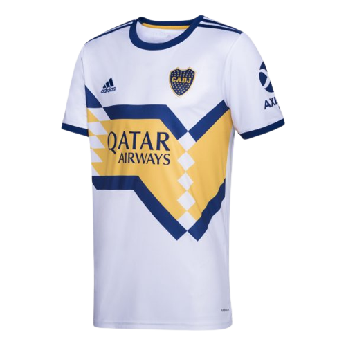 Camisa do Boca Jrs. Retro 20 21 Away Branca Adidas