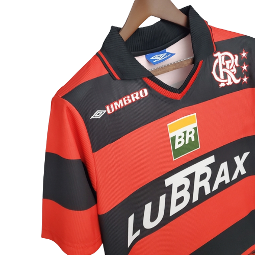 Camisa Flamengo Retro 1999 I Vermelha e Preta Umbro