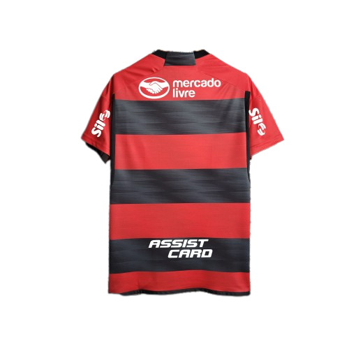 Camisa Pré-Jogo Flamengo 2022 2023 Feminina Modelo Torcedor Fan Preta
