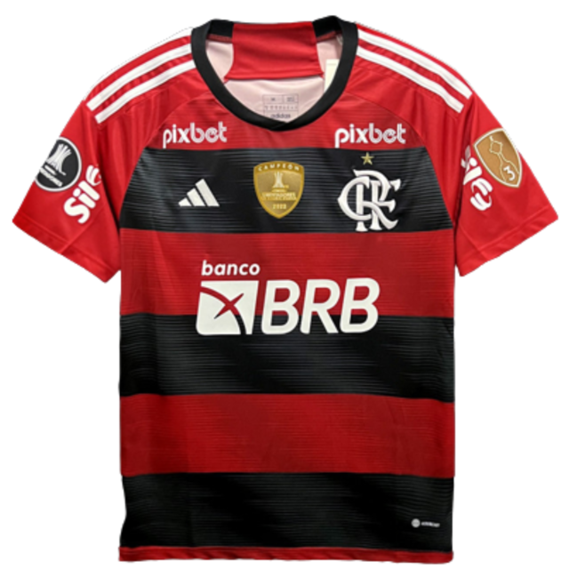 Camisa Flamengo Preta e Vermelha Home 2023/2024 – Todos os