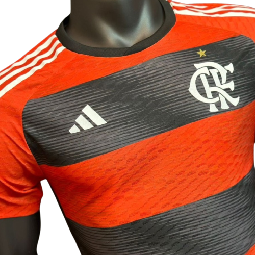 Camisa Flamengo Preta e Vermelha Home 2023/2024 – Todos os