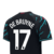 Manchester City - Kit - Camisa - 2023/2024 - Jersey - Player - Jogador - 3 - Third - III - Preta e Azul - Haaland -  De Bruyne - Guardiola - Premier League - Haaland - UEFA